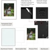 image:imageGolden State Art 11x14 Picture Frame 3 Pack  Aluminum Frames with 8x10 Removable Mats amp Real Glass Display 11x14 Posters or 8x10 Photos  Gold Gallery Wall Frames for Home Office DecorSilver