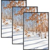 image:imageGolden State Art 11x14 Picture Frame 3 Pack  Aluminum Frames with 8x10 Removable Mats amp Real Glass Display 11x14 Posters or 8x10 Photos  Gold Gallery Wall Frames for Home Office DecorBlack