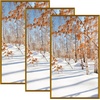 image:imageGolden State Art 11x14 Picture Frame 3 Pack  Aluminum Frames with 8x10 Removable Mats amp Real Glass Display 11x14 Posters or 8x10 Photos  Gold Gallery Wall Frames for Home Office DecorBronze