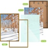 image:imageGolden State Art 11x14 Picture Frame 3 Pack  Aluminum Frames with 8x10 Removable Mats amp Real Glass Display 11x14 Posters or 8x10 Photos  Gold Gallery Wall Frames for Home Office DecorBronze