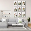 image:imageGolden State Art 11x14 Picture Frame 3 Pack  Aluminum Frames with 8x10 Removable Mats amp Real Glass Display 11x14 Posters or 8x10 Photos  Gold Gallery Wall Frames for Home Office DecorBlack