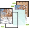 image:imageGolden State Art 11x14 Picture Frame 3 Pack  Aluminum Frames with 8x10 Removable Mats amp Real Glass Display 11x14 Posters or 8x10 Photos  Gold Gallery Wall Frames for Home Office DecorBlack