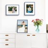 image:imageGolden State Art 11x14 Picture Frame 3 Pack  Aluminum Frames with 8x10 Removable Mats amp Real Glass Display 11x14 Posters or 8x10 Photos  Gold Gallery Wall Frames for Home Office DecorBlue