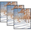 image:imageGolden State Art 11x14 Picture Frame 3 Pack  Aluminum Frames with 8x10 Removable Mats amp Real Glass Display 11x14 Posters or 8x10 Photos  Gold Gallery Wall Frames for Home Office DecorBlack