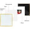 image:imageGolden State Art 12x12 Gold Aluminum Frames with Mat for 8x8 Photos  Premium Metal Frames with Real Glass Cover Perfect for Elegant Gallery Walls in Your Home or Office Decor 12PackGold
