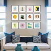 image:imageGolden State Art 12x12 Gold Aluminum Frames with Mat for 8x8 Photos  Premium Metal Frames with Real Glass Cover Perfect for Elegant Gallery Walls in Your Home or Office Decor 12PackBlack