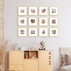 image:imageGolden State Art 12x12 Gold Aluminum Frames with Mat for 8x8 Photos  Premium Metal Frames with Real Glass Cover Perfect for Elegant Gallery Walls in Your Home or Office Decor 12PackGold