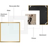 image:imageGolden State Art 12x12 Gold Aluminum Frames with Mat for 8x8 Photos  Premium Metal Frames with Real Glass Cover Perfect for Elegant Gallery Walls in Your Home or Office Decor 12PackBronze