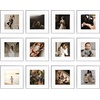 image:imageGolden State Art 12x12 Gold Aluminum Frames with Mat for 8x8 Photos  Premium Metal Frames with Real Glass Cover Perfect for Elegant Gallery Walls in Your Home or Office Decor 12PackSilver