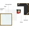 image:imageGolden State Art 12x12 Gold Aluminum Frames with Mat for 8x8 Photos  Premium Metal Frames with Real Glass Cover Perfect for Elegant Gallery Walls in Your Home or Office Decor 12PackBronze