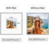 image:imageGolden State Art 12x12 Gold Aluminum Frames with Mat for 8x8 Photos  Premium Metal Frames with Real Glass Cover Perfect for Elegant Gallery Walls in Your Home or Office Decor 12PackSilver