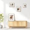 image:imageGolden State Art 16x20 11x14 8x10 Aluminum Picture Frames 3Piece Set  Real Glass with Mats  Wall Mountable Antique Bronze Gallery Frames