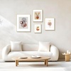 image:imageGolden State Art 16x20 11x14 8x10 Aluminum Picture Frames 3Piece Set  Real Glass with Mats  Wall Mountable Warm Gold Gallery Frames