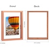 image:imageGolden State Art 16x20 Floating Picture Frame Aluminum Tempered Clear Glass Displays Any Size Photo Up to 16 x 20 for Home or Gallery Decoration Rose Gold 3 PackRose Gold