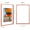 image:imageGolden State Art 16x20 Floating Picture Frame Aluminum Tempered Clear Glass Displays Any Size Photo Up to 16 x 20 for Home or Gallery Decoration Rose Gold 3 PackRose Gold