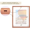 image:imageGolden State Art 16x20 Floating Picture Frame Aluminum Tempered Clear Glass Displays Any Size Photo Up to 16 x 20 for Home or Gallery Decoration Rose Gold 3 PackRose Gold