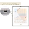 image:imageGolden State Art 16x20 Floating Picture Frame Aluminum Tempered Clear Glass Displays Any Size Photo Up to 16 x 20 for Home or Gallery Decoration Rose Gold 3 PackSilver