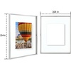 image:imageGolden State Art 16x20 Floating Picture Frame Aluminum Tempered Clear Glass Displays Any Size Photo Up to 16 x 20 for Home or Gallery Decoration Rose Gold 3 PackSilver
