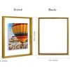 image:imageGolden State Art 16x20 Floating Picture Frame Aluminum Tempered Clear Glass Displays Any Size Photo Up to 16 x 20 for Home or Gallery Decoration Rose Gold 3 PackBronze
