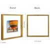 image:imageGolden State Art 16x20 Floating Picture Frame Aluminum Tempered Clear Glass Displays Any Size Photo Up to 16 x 20 for Home or Gallery Decoration Rose Gold 3 PackBronze