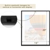 image:imageGolden State Art 16x20 Floating Picture Frame Aluminum Tempered Clear Glass Displays Any Size Photo Up to 16 x 20 for Home or Gallery Decoration Rose Gold 3 PackBlack