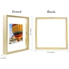 image:imageGolden State Art 16x20 Floating Picture Frame Aluminum Tempered Clear Glass Displays Any Size Photo Up to 16 x 20 for Home or Gallery Decoration Rose Gold 3 PackGold