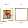 image:imageGolden State Art 16x20 Floating Picture Frame Aluminum Tempered Clear Glass Displays Any Size Photo Up to 16 x 20 for Home or Gallery Decoration Rose Gold 3 PackBronze