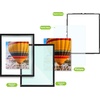 image:imageGolden State Art 16x20 Floating Picture Frame Aluminum Tempered Clear Glass Displays Any Size Photo Up to 16 x 20 for Home or Gallery Decoration Rose Gold 3 PackBlack