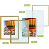 image:imageGolden State Art 16x20 Floating Picture Frame Aluminum Tempered Clear Glass Displays Any Size Photo Up to 16 x 20 for Home or Gallery Decoration Rose Gold 3 PackBronze