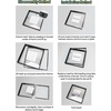 image:imageGolden State Art 16x20 Floating Picture Frame Aluminum Tempered Clear Glass Displays Any Size Photo Up to 16 x 20 for Home or Gallery Decoration Rose Gold 3 PackBlack