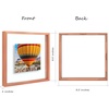 image:imageGolden State Art 16x20 Floating Picture Frame Aluminum Tempered Clear Glass Displays Any Size Photo Up to 16 x 20 for Home or Gallery Decoration Rose Gold 3 PackRose Gold