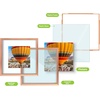 image:imageGolden State Art 16x20 Floating Picture Frame Aluminum Tempered Clear Glass Displays Any Size Photo Up to 16 x 20 for Home or Gallery Decoration Rose Gold 3 PackRose Gold