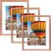 image:imageGolden State Art 16x20 Floating Picture Frame Aluminum Tempered Clear Glass Displays Any Size Photo Up to 16 x 20 for Home or Gallery Decoration Rose Gold 3 PackRose Gold