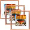 image:imageGolden State Art 16x20 Floating Picture Frame Aluminum Tempered Clear Glass Displays Any Size Photo Up to 16 x 20 for Home or Gallery Decoration Rose Gold 3 PackRose Gold