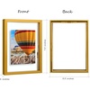image:imageGolden State Art 16x20 Floating Picture Frame Aluminum Tempered Clear Glass Displays Any Size Photo Up to 16 x 20 for Home or Gallery Decoration Rose Gold 3 PackBronze