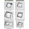 image:imageGolden State Art 16x20 Floating Picture Frame Aluminum Tempered Clear Glass Displays Any Size Photo Up to 16 x 20 for Home or Gallery Decoration Rose Gold 3 PackBronze