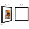image:imageGolden State Art 16x20 Floating Picture Frame Aluminum Tempered Clear Glass Displays Any Size Photo Up to 16 x 20 for Home or Gallery Decoration Rose Gold 3 PackBlack