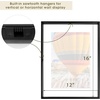 image:imageGolden State Art 16x20 Floating Picture Frame Aluminum Tempered Clear Glass Displays Any Size Photo Up to 16 x 20 for Home or Gallery Decoration Rose Gold 3 PackBlack