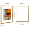 image:imageGolden State Art 16x20 Floating Picture Frame Aluminum Tempered Clear Glass Displays Any Size Photo Up to 16 x 20 for Home or Gallery Decoration Rose Gold 3 PackBronze