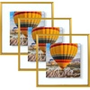 image:imageGolden State Art 16x20 Floating Picture Frame Aluminum Tempered Clear Glass Displays Any Size Photo Up to 16 x 20 for Home or Gallery Decoration Rose Gold 3 PackBronze