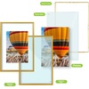 image:imageGolden State Art 16x20 Floating Picture Frame Aluminum Tempered Clear Glass Displays Any Size Photo Up to 16 x 20 for Home or Gallery Decoration Rose Gold 3 PackBronze