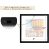 image:imageGolden State Art 16x20 Floating Picture Frame Aluminum Tempered Clear Glass Displays Any Size Photo Up to 16 x 20 for Home or Gallery Decoration Rose Gold 3 PackBlack