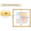 image:imageGolden State Art 16x20 Floating Picture Frame Aluminum Tempered Clear Glass Displays Any Size Photo Up to 16 x 20 for Home or Gallery Decoration Rose Gold 3 PackGold