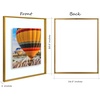image:imageGolden State Art 16x20 Floating Picture Frame Aluminum Tempered Clear Glass Displays Any Size Photo Up to 16 x 20 for Home or Gallery Decoration Rose Gold 3 PackBronze