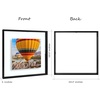 image:imageGolden State Art 16x20 Floating Picture Frame Aluminum Tempered Clear Glass Displays Any Size Photo Up to 16 x 20 for Home or Gallery Decoration Rose Gold 3 PackBlack