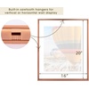 image:imageGolden State Art 16x20 Floating Picture Frame Aluminum Tempered Clear Glass Displays Any Size Photo Up to 16 x 20 for Home or Gallery Decoration Rose Gold 3 PackRose Gold