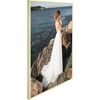 image:imageGolden State Art 18x24 Aluminum Poster Frame 18 x 24 inch metal Picture Frames with Real Glass Front Horizontal or Vertical Thin frame for Wall Art Silver 1 PackGold
