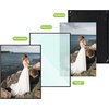 image:imageGolden State Art 18x24 Aluminum Poster Frame 18 x 24 inch metal Picture Frames with Real Glass Front Horizontal or Vertical Thin frame for Wall Art Silver 1 PackBlack