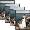 image:imageGolden State Art 18x24 Aluminum Poster Frame 18 x 24 inch metal Picture Frames with Real Glass Front Horizontal or Vertical Thin frame for Wall Art Silver 1 PackBlack