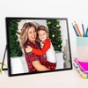 image:imageGolden State Art 2 Pack 5x7 Inch Metal Picture Frames Floating Display for 4x6 3x5 Photos with Real Glass and PullOut Easel Stand for Tabletop Display Vertical  Rose GoldMatte Black